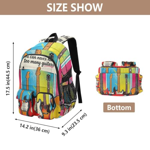 Mochila de viaje grande para escapadas de fin de semana y clases de música 3