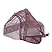 YANTAISIYU 4X4 Inch U Part Swiss Lace Wig Cap for Making Wigs with Adjustable Straps on the Back Glueless Hairnets (Brown M)
