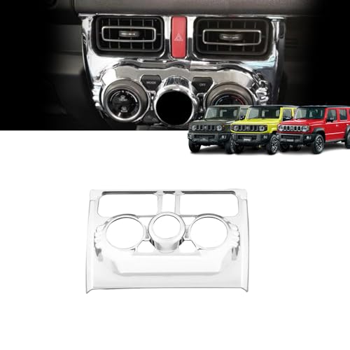 YOFER スズキ ジムニーノマド JC74W ジムニー JB64 ジムニーシエラ JB74 センターエアコンスイッチパネル エアコンスイッチカバー インテリアパネル ドレスアップ カスタム アクセサリー 内装 内装パーツ 傷防止 保護 ガーニッシュ カー