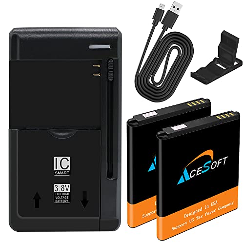 Batería reemplazo 1700mAh con cargador y cable Micro USB