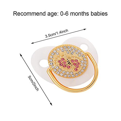 Chupeta Soothie - Diamond Binkies para a estabilidade emocional do bebê,Brinquedo em forma de mamilo