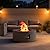 SUNPEAK 30" Round Propane Fire Pit Table - 50K BTU with Lid, Rocks Tank Storage and Cover - Round Gas Fire Pits for Outside Patio - Outdoor Table with Firepit (Grey, 30" Round)