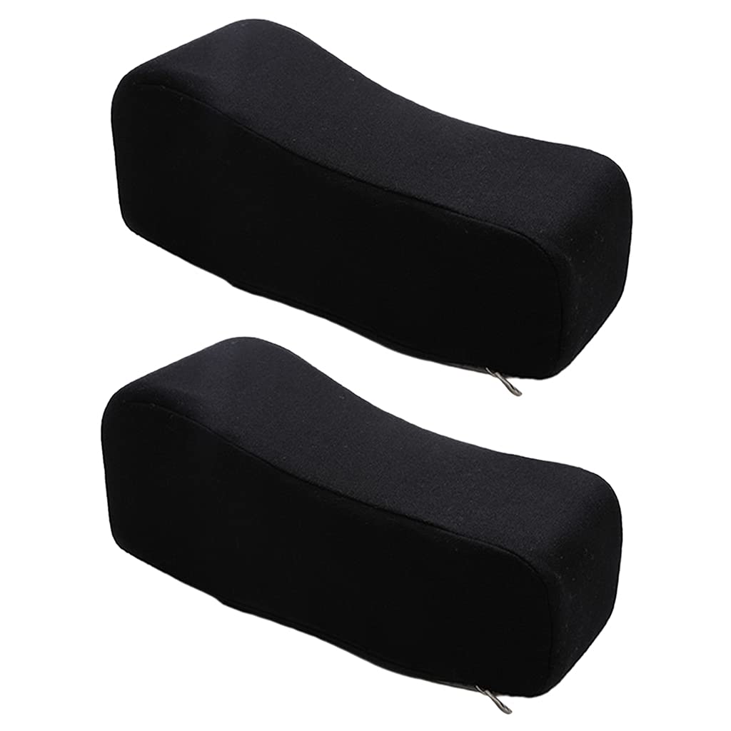 Loviver 2Pcs Arm Rest Pillow Office Armrest Pad Memory Foam Soft Thick Arm Pillow Insserts For Office/Gaming