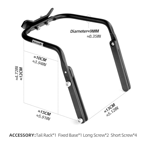 Image of Rhinowalk Bike Seat Bag Stabilizer, Anti-Shake Design with Dual Water Bottle Cage Mounts, Fits Most Road & Mountain Bikes
