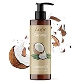 QKnatur - Huile de massage relaxante à la noix de COCO - 200ml - pour des...