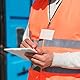 FLEXEO Warnwesten nach EN ISO 20471 - Auto - KFZ - Sicherheitsweste - Warnschutzweste - Warnweste - high Visibility Vest - Erwachsene - Sicherheits Set - EU Norm (4 Stück, Orange)
