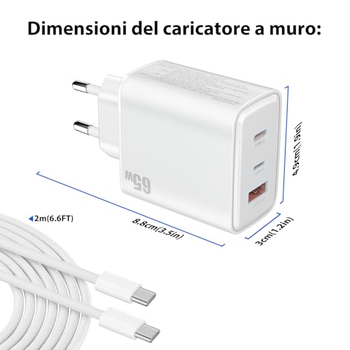 Cargador iPhone 17 y Google Pixel 10 para el escritorio con cable largo de 2 metros flexible 7