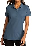 Joe's USA Ladies Easy Care Polo Shirts-XL-RegattaBlue