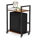 Computer Tower Stand, Mobile PC Tower Stand, CPU Holder Stand Cart with Rolling Caster Wheels, Fits...