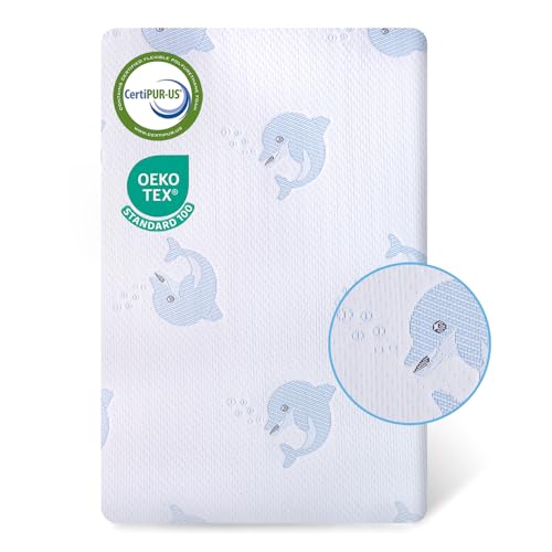 Image of JUNYOHOA Mattress with Breathable Cover, Comfort Memory Foam