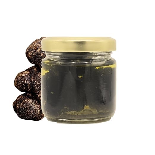 Trufa negra Spartacus entera | en aceite de oliva | Especialidades italianas | Regálate la excelencia culinaria | Exquisitas trufas negras para gourmets