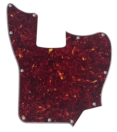 For Fit �Ή� Squier Jaguar Bass SS �V���[�g �u�����N �X�P�[�� �X�^�C�� �M�^�[ �s�b�N�K�[�h �X�N���b�` �v���[�g (4 �v���C ���b�h �g�[�^�X)