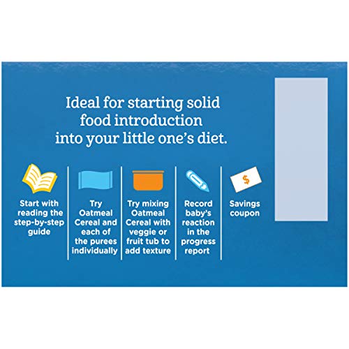 image for Gerber My 1st Solids Starter Kit, Oatmeal & Puree, Banana & Sweet Pota