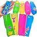 Produktbild JONOTOYS Wasserschlange Flutschi Fische Meerestiere Squeeze Bunt 4 Stück Anti Stress Mitgebsel 11cm