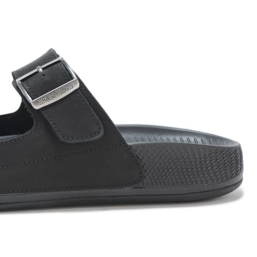 Skechers Women's Hyper Slide-Vida Sandal, Dark Taupe, 8 M4