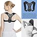 Posture Corrector, Back Brace for Women and Men, Adjustable Back Support, Shoulder Straightener for Improving Hunchback, Providing Pain Relief from Neck, Shoulder, and Upper Back-Black
