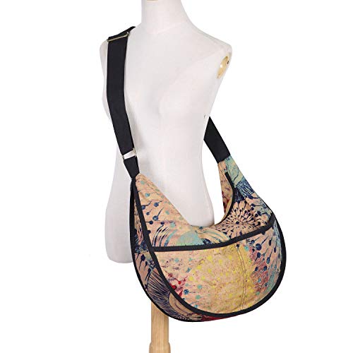 OPQRSTU Womens Hippie Large Sling Shoulder Boho Handbag canvas Crossbody Bags2