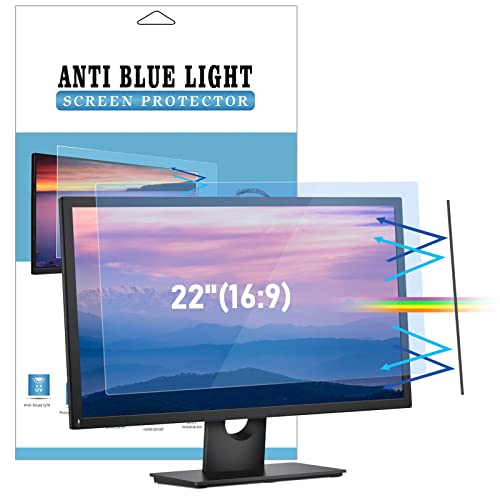 LAMA 22 Inch Blue Light Blocking Screen Protector, Universal Computer Monitor Screen Filter (WxH:19.17"*10.78")
