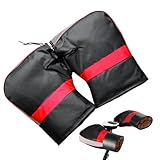 Muffs de manillar de moto de nieve, suministros cálidos para bicicleta, guantes de manillar de bicicleta resistentes al viento, para motocicleta, moto de nieve, triciclos y bicicletas, adultos