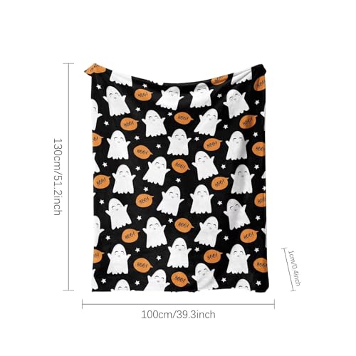 Couverture de lancer fantôme pour soirée cinéma cocooning d'Halloween