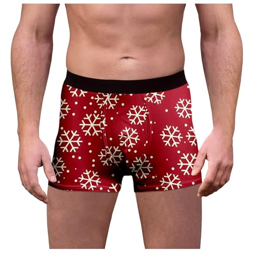 Tanga Hombre NavideñO Lenceria Fina Masculina Boxer De Hombre Baratos Calzoncillos Holgados Ropa Interior Hombre Hilo Ropa Interior De Malla para Hombre Calzoncillos Boxer para Hombre Lenceria para