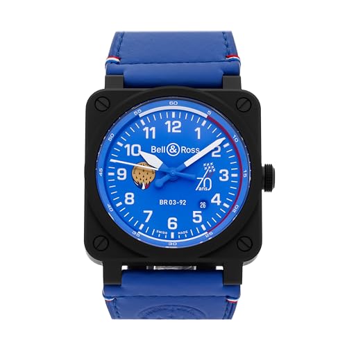 Bell & Ross BR-03 Automatic Blue Dial Watch BR0392-PAF7-CE/SCA (Pre-Owned)