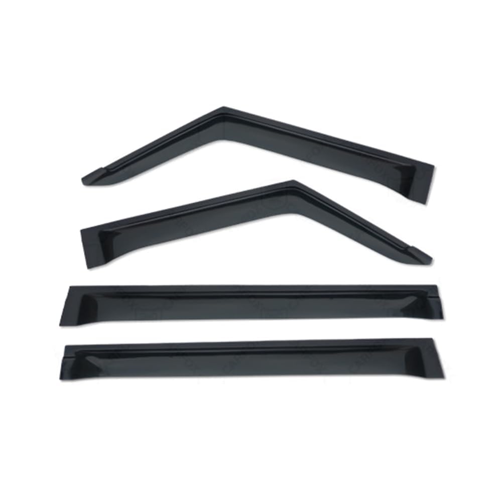 MYRFCSA Car Wind Deflectors, for DODGE RAM1200 MK5 2016-2019 Rain Guards Window Visor in-Channel Side Shatterproof Sun Visor Reduced Wind Noise Easy Installation