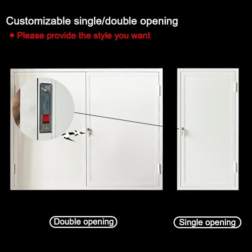 Acceso a tuberías y conexiones de pared mediante panel estanco con llave de 55x55 cm 7