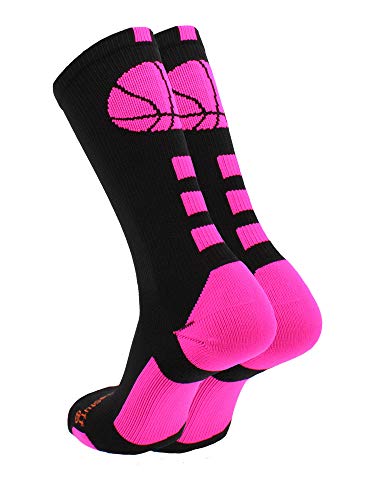 MadSportsStuff Basketball Socks for Boys Girls - Athletic Crew Socks - Youth and Adult Sizes2
