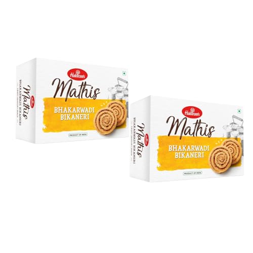 Haldirams Bikaneri Bhakarwadi Mathis 500g x 2 | Indian Tea Time Crunchy Party Snack | Namkeen Mathi | Healthy Snack | Mathri | Delightfully Ready to Eat | Indian Snacks (B0899L33FW) Amazon Price History, Amazon Price Tracker