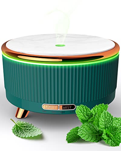 Diffuser ätherische öle, 500ML Ultrasonic Duftöl Aroma Öle Diffuser, Air Diffuser Humidifier for Bedroom mit 7 Colours LED