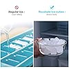 Reuable Ice Cube for Drinks - White Clear Plastic Ice Cube to Keep Drink Cool Longer Filled With Pure Water (20 Packs) #3