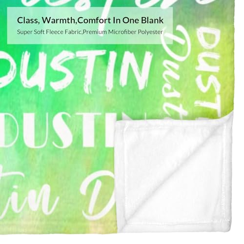 Name Blanket Personalized Name Blanket Customized Blanket with Name Text for Adult Kid Birthday Christmas Mothers Fathers Valentines Day Gift