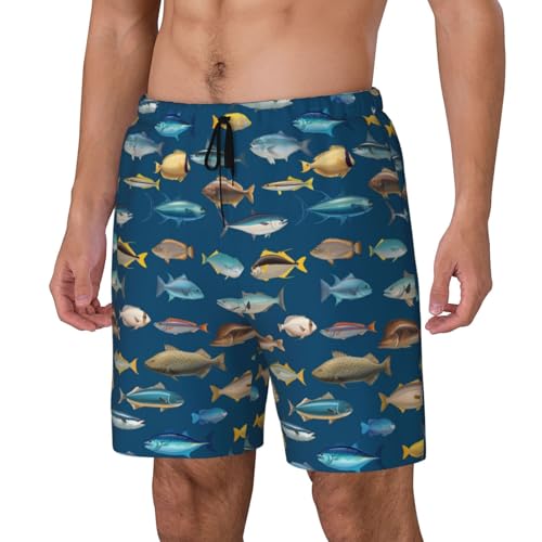 Mens Swim Trunks with Compression Liner Board Shorts Quick Dry Beach Shorts3