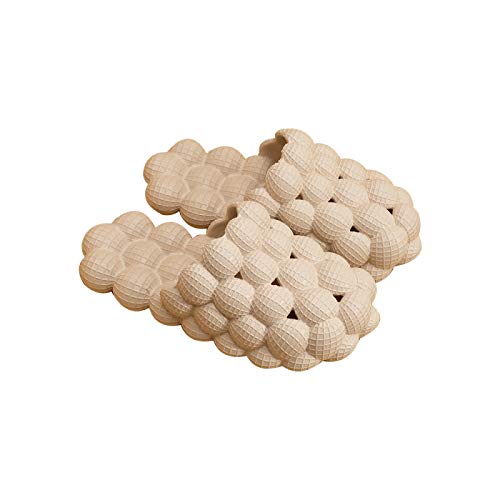 Horen Slippers Female New Personality Bubble Sandals Non-Slip Shower Sandals Quick Drying Bathroom Slippers, Soft Bottom Bubble Non-Slip Slippers, Fashionable Massage Mesh Sandals,