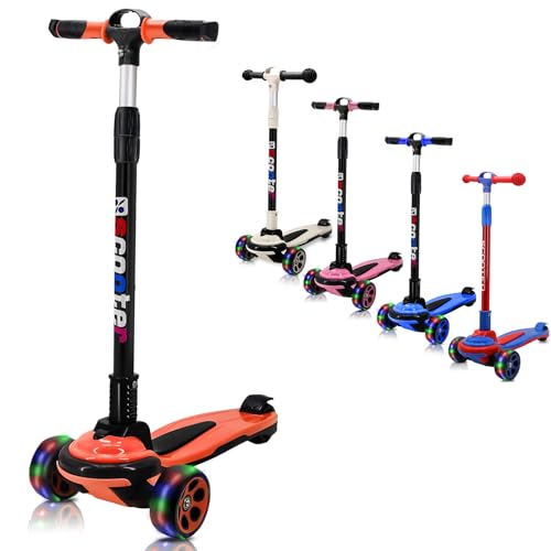 3 Wheels Kick Scooter for Kids Teens Ages 6-18 Years Extral Wide Deck 4...