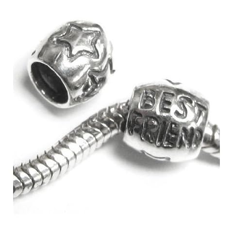 Queenberry Sterling Silver Best Friend Charm Cover