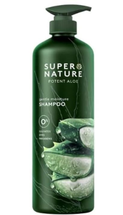 Super Nature Potent Aloe Gentle Moisture Shampoo 30 Fluid Ounce 2.23 pounds 1 Count