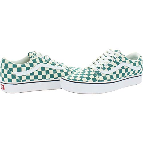Vans Vans Comfycush Old Skool Canvas Low Athletic Fashion Sneakers White Size 6