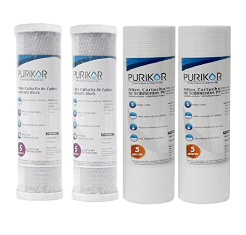 Lista de Repuestos para Filtros de Agua . 42 Kit para purificadores de agua de 2 etapas (Filtración básica, PKF-2 12meses)