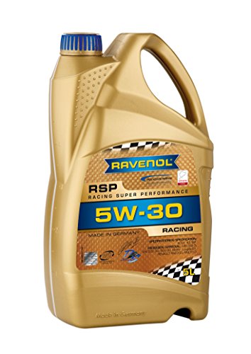 Aceite RAVENOL RSP Racing Super Performance SAE 5W-30-5 L | Para conducción extremadamente deportiva y Circuito/carreras/trackday