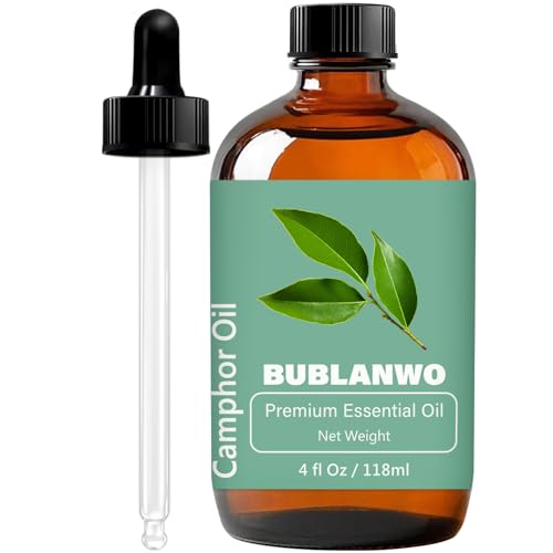 Bublanwo Organic Camphor Essential Oil for Damaged Hair Water Toner Spray for Face Skin Care Soaps Skin Hydration Bath Facial Mist Toner 118 ml