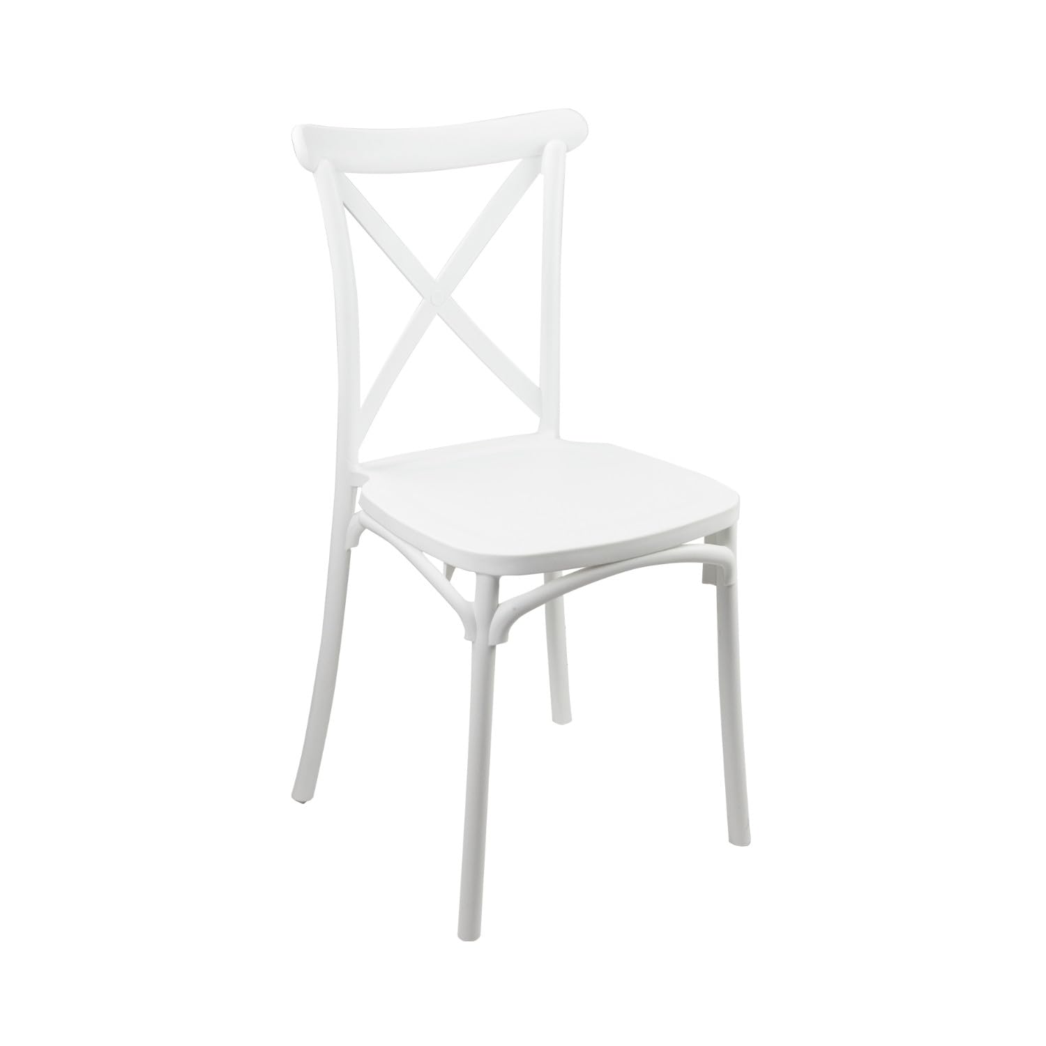 Pack 12 Sillas para Catering Apilables Charlotte 50x44x87.5cm 7house