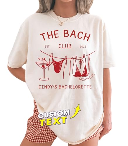 H-DEWALL Custom Shirts for Bride Party Shirt Crew Shirts for Wedding Matching Shirt Birthday Bridesmaid Bachelorette Party