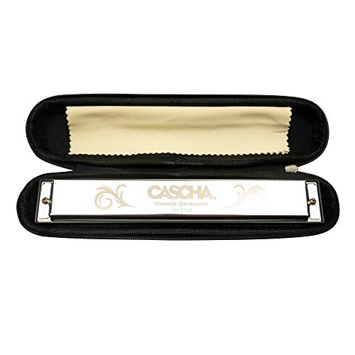 CASCHA Trémolo Harmonica Master Edition, 24 trous, do majeur, étui souple et chiffon de nettoyage inclus, Harmonica… - Les Beatles, Paul McCartney, John Lennon, RIngo Starr, George Harrison CASCHA Trémolo Harmonica Master Edition, 24 trous, do majeur, étui souple et chiffon de nettoyage inclus, Harmonica… – Image 3