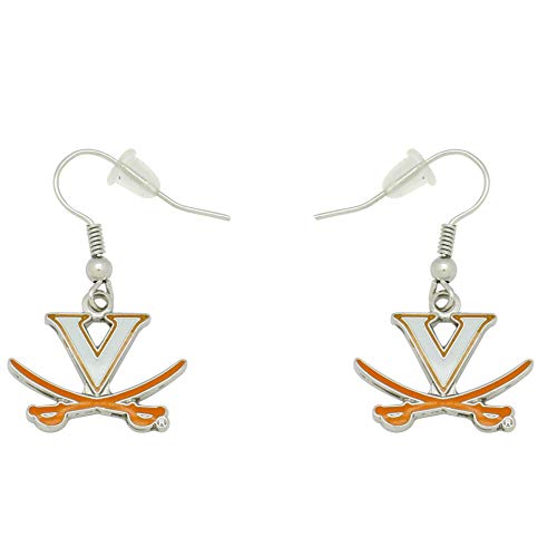 NCAA Virginia Cavaliers Logo Dangler Earrings