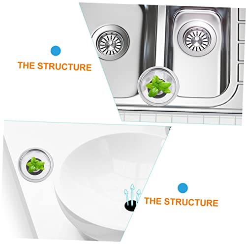 Colador para fregadero de cocina 2 piezas SHINEOFI miniatura 4
