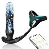 10 Modes Prostrate Device and one-Touch Recovery Portable Soft Silicone Easy to wear Silent and Waterproof Beautifully Packaged Boyfriend Valentines Gifts for Him v37h5