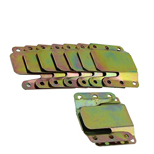 Preisvergleich Produktbild 2 Stk. Universal Möbelverbinder Steckverbinder Bettverbinder Sofaverbinder mit 12 Schrauben