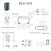 BGX-35N NPN Photoelectric Sensor,Diffuse Reflective Spot Size 2MM Sensor,LED Display Light Detection Distance 400MM